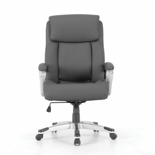 Кресло руководителя Brabix Premium Level EX-527 кожа, серое 531937 фото 8